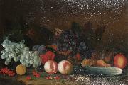 George Washington Lambert Still life of mixed fruit USA oil painting artist